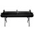 Black Little Chiller Extension, a black extendable table with side panels and foldable legs designed for cooling or chilling purposes.