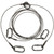 4 Point Cable Assembly for 20' Wide, industrial wire rope with carabiners for secure fastening and strong support.