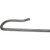R Pin, metallic U-shaped fastener with a straight shaft for securing or connecting parts.