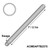 7' Medium Duty Aluminum Pole Bottom, image showing a gray aluminum pole with a swage end and a diameter view, measuring 7 feet or 2.1 meters in length.