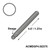 4.5' Galvanized Ins 6'' Swage, image showing a galvanized steel pipe with a swage fitting and a circular ring for connection.
