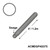 4' Galvanized Insert 6'' Swage, image showing a galvanized steel pipe with a diagram indicating its length and a swage fitting at the end.