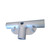 Pinnacle Side T Fitting, metallic pipe fitting with a T-shaped design and side connection for plumbing or construction applications.