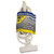 10' Triple Tap White Cord 12/3, image of a white outdoor extension cord with three outlets and a male plug