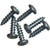 36 inch Round Pedestal Table, hardware screws for assembly shown in the image.