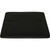 Black Oxford Chair Pad, a cushioned black seat pad with a sleek, smooth surface designed for added comfort on chairs.