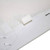 White Oxford Chair Pad, close-up image showing the foam padding and mounting hardware for installation.