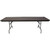Celina Tent 8' Laminate Banquet Table, black rectangular folding table with metal foldable legs.