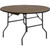 Celina Tent 48-inch Round Wood Table, portable event table with round wooden tabletop and foldable metal legs for easy transportation and setup.