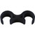 Black Poly Chair Ganging Clip, close-up view of the black plastic clip designed to connect and secure multiple chairs together.