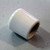 White Replacement Chair Feet, a small cylindrical furniture part with a hollow interior for fitting onto chair legs.