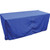 6' Easy Access Full Dye-Sublim table cover, blue fabric cover for a rectangular table.
