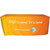 6' Fitted Full Dye-Sublimation, orange table cover with AT&T U-verse TV logo and slogan displayed on the fabric.