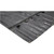 10' x 12' Smoke Tarp, close-up view of black weather-resistant tarp with grommets and reinforced seams for outdoor protection.