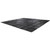 20' x 18' Steel Tarp, a black heavy-duty polyethylene tarp spread flat with reinforced edges and grommets for durability and secure fastening.