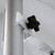 Versa-Kool 12" Fan, close-up of the fan mounted on a pole with a black adjustment knob.