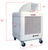 WayCool Oscillating Cooler, white portable air cooler with adjustable louvers, 52-inch height, 33-inch width, and 33-inch depth with caster wheels for easy mobility.