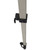 10'x20' Steel Folding Frame, close-up view of the frame's corner with black hinge and adjustable foot for stability.