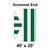 40' x 20' Gable Frame Tent Grommet End, 16 oz. Ratchet Top, White and Forest Green 40' x 20' Gable Frame Tent Grommet End, 16 oz. Ratchet Top, White and Forest Green