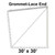 60' Classic Pole Tent End Section 4 of 4, 16 oz. Ratchet Top, Solid White with Grommet Lace, 30'x30' patio tent end section diagram.