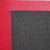 Disinfectant Mat 24'' x 28'', close-up view of the black textured surface and red border.