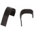 Celina Tent Black Fill 'N Chill Skirt Clip, image of two black skirt clips used for securing tent skirting.