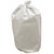 17'' Diameter Round Tent Bag, image of a large white round tent bag made of durable material with a tied top for secure closure.