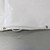32'' Diameter Round Tent Bag, close-up of the bag's white fabric and gold eyelet grommets with a zipper at the bottom.