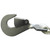 2'' x 125'' Strap Top, close-up of metal strap with hook and white strap component