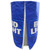 Hook & Loop Barrel Cover + Flap, blue barrel cover with hook and loop closure and flap for protect and secure beer or beverage barrels.