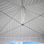 20' x 20' Pinnacle Tent Liner, interior view showing the fabric roof and support cables for the tent liner.