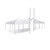 Celina Tent 15' x 60' Classic Series Pole Tent, 1 Piece Tent Top, Complete, white tent with curved roof and multiple support poles shown in the image.