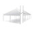 Celina Tent 20' x 90' Classic Series Pole Tent, Sectional Tent Top, Complete, image of a large, white, sectional pole tent set up for outdoor events.