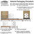 Celina Tent 30' x 105' Classic Series Pole Tent, Sectional Tent Top, Complete, with detailed diagram showing dimensions, sections, and packing instructions.