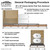 Celina Tent 30' x 30' Classic Series Pole Tent, Sectional Tent Top, complete, with detailed diagram of the tent's top and layout for easy assembly.