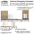 Celina Tent 40' x 100' Classic Series Pole Tent, Sectional Tent Top, Complete, illustration of the tent setup with dimensions, components, and packaging details.