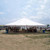 Celina Tent 40' x 40' Classic Series Pole Tent, Sectional Tent Top, Complete, outdoor event tent with open sides and people underneath.