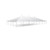 Celina Tent 40' x 80' Classic Series Pole Tent, Sectional Tent Top, Complete, white sectional canopy with supporting poles for outdoor event coverage.