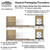 Celina Tent 60' x 100' Classic Series Pole Tent, Sectional Tent Top, Complete, with detailed diagram showing sections and dimensions.