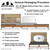 Celina Tent 20' x 20' Master Series Frame Tent, 1 Piece Tent Top, complete with carrying bag, all components laid out for assembly.