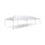 Celina Tent 15' x 45' Master Series Frame Tent, Sectional Tent Top, Complete, white sectional party tent with sturdy frame and expandable design.