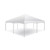 Celina Tent 20' x 20' Master Series Frame Tent, Sectional Tent Top, Complete, white framed outdoor event tent with sectional top design and sturdy support poles.