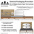 Celina Tent 20' x 40' Master Series Frame Tent, Sectional Tent Top, Complete, with illustration of assembled frame tent, sectional top, and packaging details.