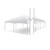 Celina Tent 20' x 50' Master Series Frame Tent, Sectional Tent Top, Complete, showing a large, white, sectional event tent with a sturdy frame and a peaked roof structure.