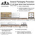 Celina Tent 20' x 60' Master Series Frame Tent, Sectional Tent Top, complete with sectional fabric panels, a sturdy frame structure, and instructional information for assembly.