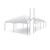Celina Tent 20' x 80' Master Series Frame Tent, Sectional Tent Top, Complete, white sectional tent with structural supports and removable sections.