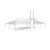 Celina Tent 30' x 75' Master Series Frame Tent, Sectional Tent Top, Complete, empty event tent with white fabric canopy and sturdy support poles.