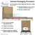 Celina Tent 20' x 50' Premiere I Series High Peak Pole Tent, 1 Piece Tent Top, Complete - packaging procedure diagram showing tent assembly and dimensions.