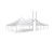 30' x 210' Premiere I Series High Peak Pole Tent, Sectional Tent Top, Complete