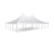Celina Tent 30' x 45' Premiere I Series High Peak Pole Tent, Sectional Tent Top, Complete, large white outdoor event tent with high peak design and sturdy support poles.